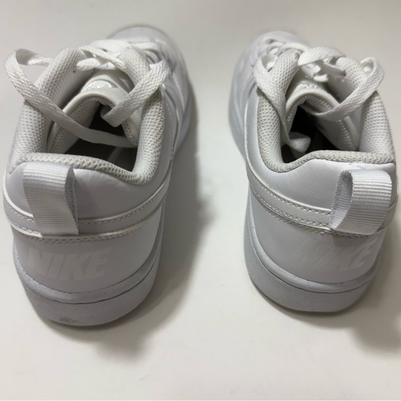 Nike Court Borough Low 2 “Triple White” Big Kid Size 7Y Sneakers - Picture 14 of 16